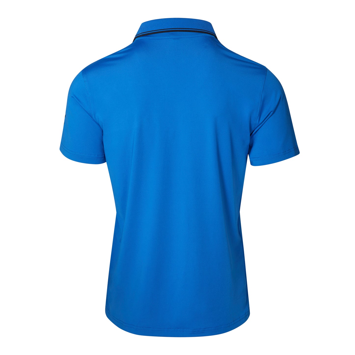 88% Polyester / 12% Spandex MEN GOLF SHIRT 7255 BLUE