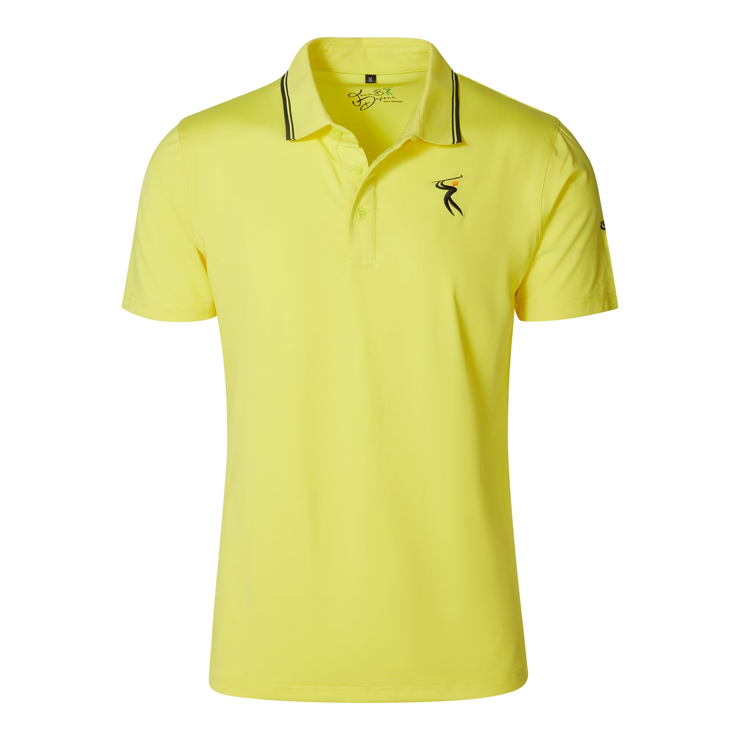 88% Polyester / 12% Spandex MEN GOLF SHIRT 7255 BLUE
