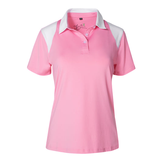 WOMEN GOLF SHIRT 6651 B_PINK