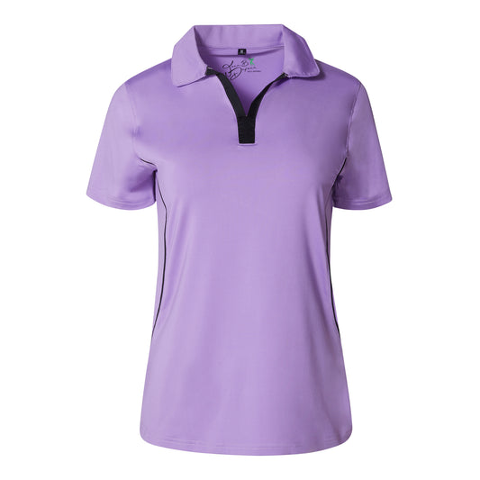 WOMEN GOLF SHIRT 6659 B_PURPLE