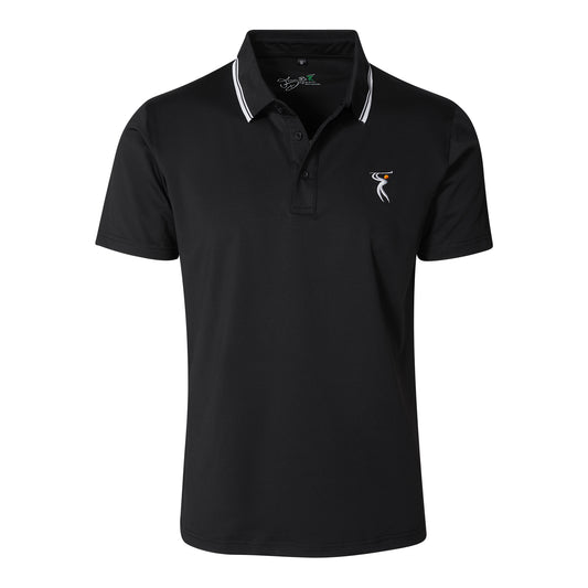 MEN GOLF SHIRT 7255 BLACK