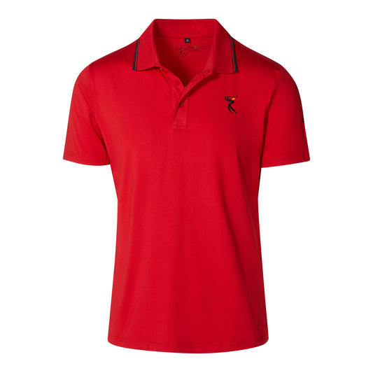 MEN GOLF SHIRT 7255 RED