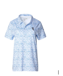 WOMEN GOLF SHIRT 7310LIGHT BLUE